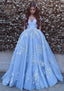 Ball Gowns Off The Shoulder Sleeveless Court Train Tulle Prom Dresses With Pleated Appliqued