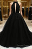 Ball Gowns Prom Dress Open Back Dresses Wedding Prom Court Train Sleeveless Halter Tulle Backless With Pleats