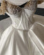 Ball Gown Satin Corset Wedding Dresses
