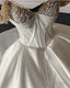 Ball Gowns Satin Corset Wedding Dresses