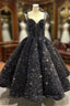 Ball Gowns Sequins Straps Short Litter Prom Dresses