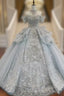 Ball Gowns Tulle Lace Off the Shoulder Wedding Dresses