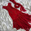 Beautiful Beaded Prom Dress Red Chiffon Mermaid Prom Dresses Prom Gowns
