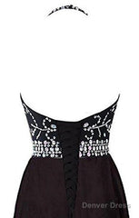 Beautiful Gradient Beaded A-Line Party Gown, Long Junior Prom Dress