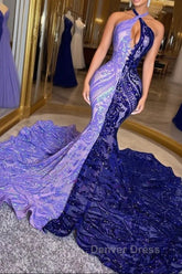 Beautiful Long Mix Colour Sleeveless Mermaid Prom Dresses