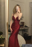 Beauty V Neck Prom Dress, Satin Prom Dresses