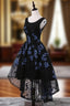 Black A Line Homecoming Dresses