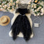 Black Tulle Short Dress Black A Line Dress Mini Dress Homecoming Dresses