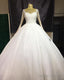 Bling Ball Gowns Wedding Dresses With Sleeves