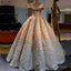 Bling Bling Off The Shoulder Ball Gowns Wedding Dresses With Sequins And Crystal Beads