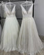 Bling Bling Sequin Ball Gown V Neck Wedding Dress