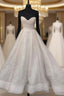Bling Sequins Wedding Dresses Sweetheart Ball Gowns