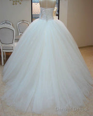 Bling Sweetheart Wedding Dress Ball Gown