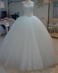Bling Sweetheart Wedding Dress Ball Gown