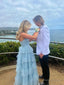 Blue Prom Dress Long Prom Dress