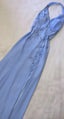 Blue Halter A Line Long Prom Dress Chic Beeaded Prom Dresses Prom Gowns