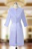 Blue Lace Wedding Prom Dress Short Mother Dresses For Wedding