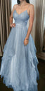 Blue Prom Dress Long Prom Gowns