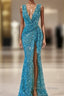 Blue Wedding Reception Dress For Women, Prom Dress For Women Prom Dresses