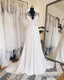 Boho Beach Wedding Dresses Lace Sleeves