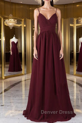 Burgundy tulle lace long prom Dresses burgundy lace evening Dresses