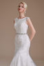 Cap Sleeve Sparkle Beaded Lace Appliques Gowns Bow Sash Train Wedding Dresses