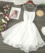Cute Tulle Backless Short Dress Mini Dress Homecoming Dresses