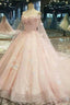 Senior Prom Dress, Wedding Dresses, With Lace Applique