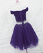 Purple Homecoming Dress, Prom Dresses