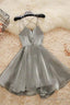 Short Spaghetti Straps Simple Homecoming Dresses