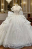 Champagne Ball Gowns Sequins Gold Sequins Appliques Off the Shoulder Wedding Dresses