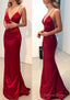 Charmeuse Prom Dresses Trumpet Mermaid Sweep Train Sleeveless