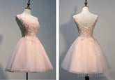 Charming Pearl Pink Tulle Formal Dress , Lovely Homecoming Dresses
