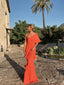Charming Prom Dress Orange Prom Dresses