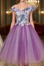 Charming Sexy Sleeveless Tulle Short Homecoming Dresses