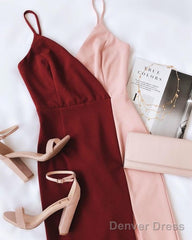 Charming Sheath Spaghetti Straps Unique Homecoming Dress