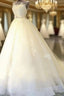 Cheap Popular Stunning Ivory Lace Top A-Line Wedding Dresses, Bridal Gowns,