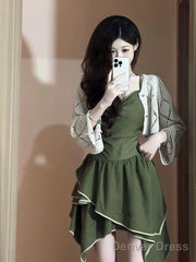 Chic A Line Spaghetti Straps Short Beach Dress Birthday Dresses Birthday Outfits