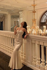 Chic Mermaid Sweetheart Long Ruffles Prom Dresses Birthday Dress