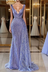 Chic Sleeveless Mermaid Prom Dresses