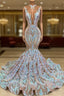 Classic Mermaid Lace Floor Length Prom Dresses On Sale