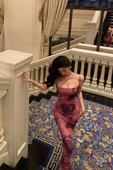 Classy Sheath Floral Pink Prom Dresses Birthday Outfits Evening Gown