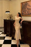 Classy Sheath Scoop Neckline Ivory Prom Dresses Birthday Outfits Prom Gowns