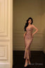 Classy Sheath Spaghetti Straps Lilac Prom Dresses Birthday Outfits Prom Gowns