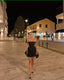 cute A Line black strapless homecoming Dresses 18th birthday outfits