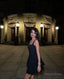 cute A Line black straps homecoming Dresses 18th birthday outfits