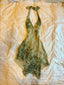 Cute A Line Halter Green Short Chiffon Homecoming Dress Cocktail Dresses
