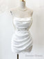 Cute A Line White Strapless Homecoming Dresses 18Th Birthday Outfits