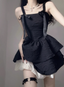 Cute Bow Strap Cake Birthday Short Skirt Homecoming Dresses