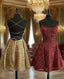 Cute Lace Short Dress Homecoming Dresses